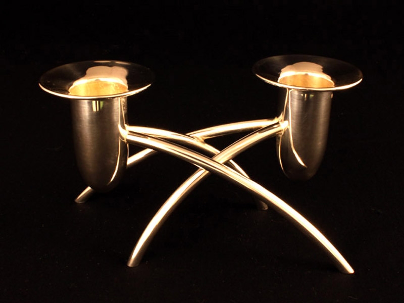 Candleholder “Yhdessä” (Together) - 925 Silver, 2008 -135mm x 45mm x 75mm
In Production by Kultakeskus Oy, Finland.
