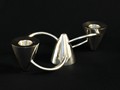 Candleholder - Single or two candle (I) - 925 Silver, 2008 -210mm x 60mm x 55mm